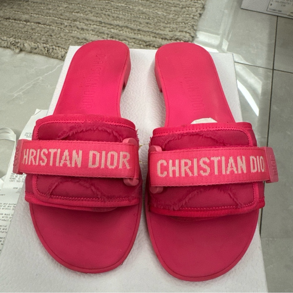 Dior Evolution Sandals Preowned Size 39 Fuchsia Fluo